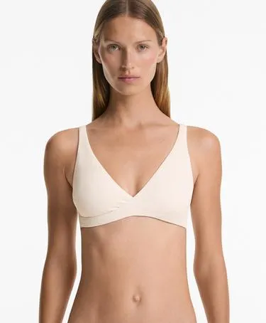 Топ бикини халтер из ткани пике на запахе