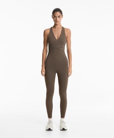 Zara Длинный комбинезон COMFORTLUX с перекрестными деталями