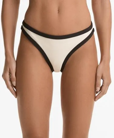 Классические плавки бикини с контрастной окантовкой
