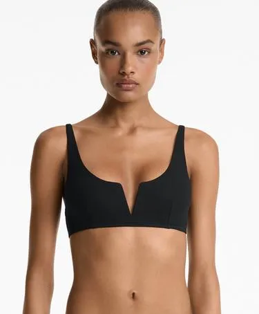 Топ бикини халтер из ткани пике- Заказать в России