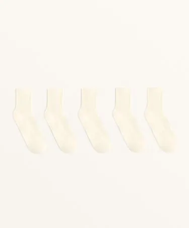 5 пар коротких спортивных носков из смесового хлопка