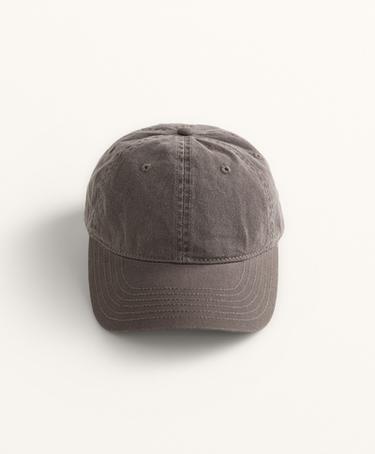 Zara Кепка из 100%-го хлопка с эффектом выгорания