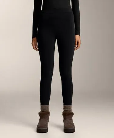 Бесшовные очень теплые легинсы SEAMLESS с высокой посадкой, 70 см- Заказать в России