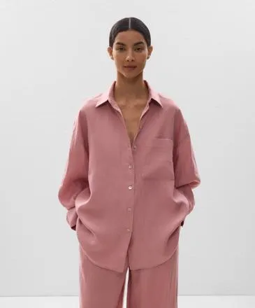 100% LINEN RELAXED SHIRT
