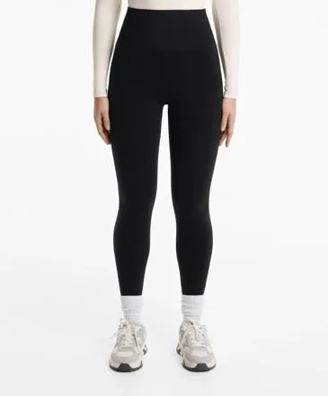 SUPER-EXTRA-WARM SEAMLESS 70CM SUPER-HIGH-RISE ANKLE-LENGTH LEGGINGS