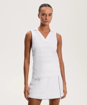 Zara Поло без рукавов с жаккардовым узором