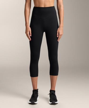 Zara Капри леггинсы из полиамида с хлопковой текстурой, длина 50 см