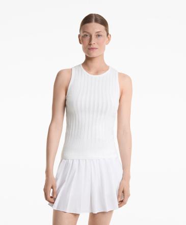 Zara Топ с аранами из вязаного полотна