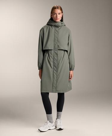 Длинный утепленный плащ с водонепроницаемостью 10K на основе FELLEX® AEROGEL- Заказать в России