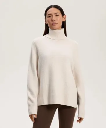 OVERSIZE KNIT ROLL NECK JUMPER