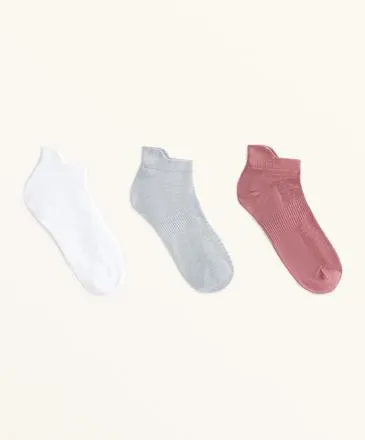 3 PAIRS OF SNEAKER SOCKS WITH TONGUE IN POLYAMIDE BLEND