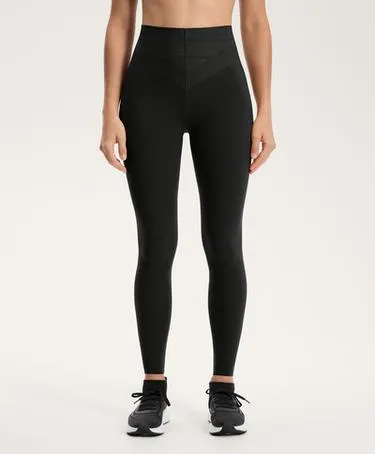 Леггинсы длиной до щиколотки COMFORTLUX с высокой посадкой и контрастными вставками 65 см