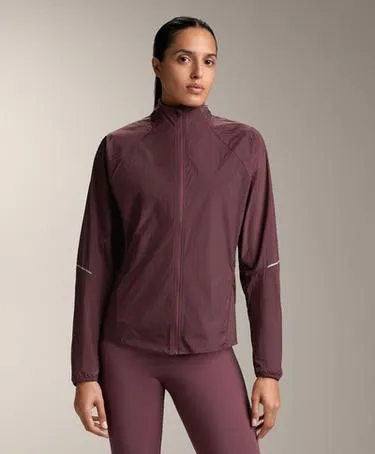 Ветровка для бега с водоотталкивающей отделкой BURGUNDY- Заказать в России