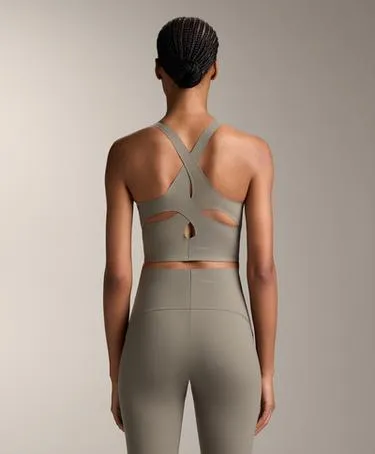 Топ с перекрестным перехватом LIGHT TOUCH на спинке