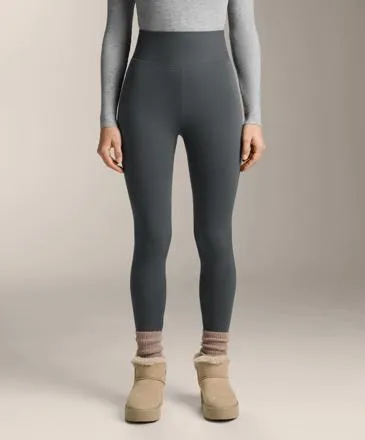 Экстра-теплые стрейч-лосины сверхвысокой посадки до щиколотки 70 см