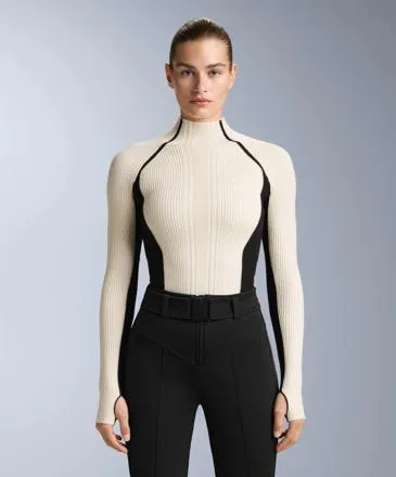 Футболка из ребристого трикотажа- Заказать в России