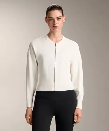 Трикотажная бомбер-куртка- Заказать в России