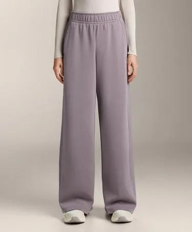 Прямые брюки из рибаны с мягким ощущением модала- Заказать в России