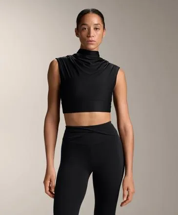 Черные лосины с карманами