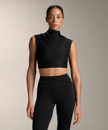 Zara Черные лосины с карманами