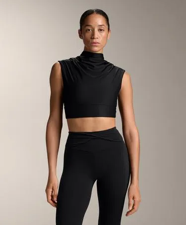 Черные лосины с карманами