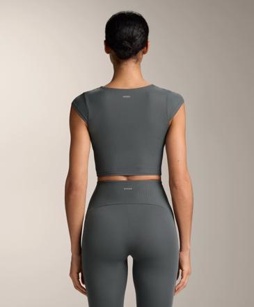 Zara Футболка с коротким рукавом COMFORTLUX из ребристой ткани