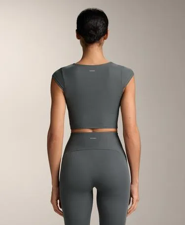 Футболка с коротким рукавом COMFORTLUX из ребристой ткани