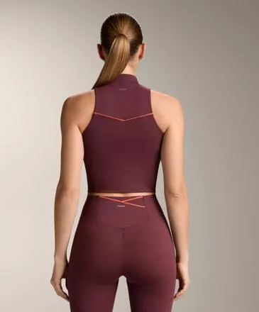 Компрессионный топ с молнией- Заказать в России