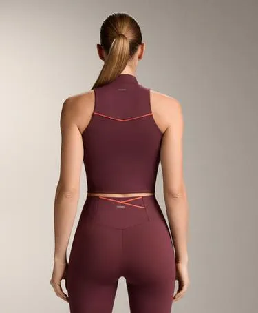 Компрессионный топ с молнией- Заказать в России