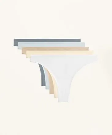 5 штук бразильских трусиков из хлопкового смесового волокна