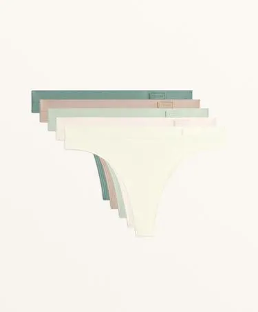 5 шт. тонких стрингов без швов из мягкого материала- Заказать в России