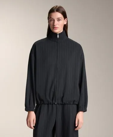 Структурированный пиджак в полоску