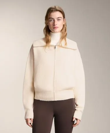 Кардиган с высоким воротником- Заказать в России