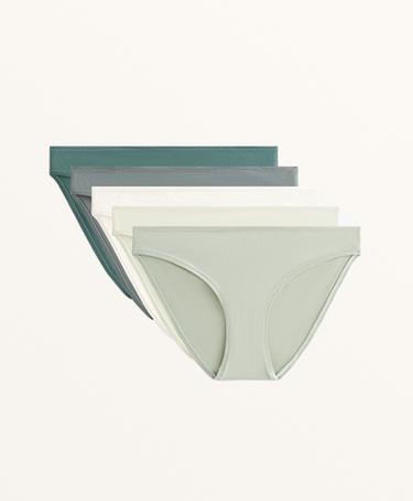 Zara 5 трусиков классического кроя из хлопкового смесового материала купить с доставкой.