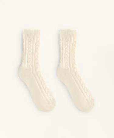 Классические носки из 14% альпаки и 12% шерсти