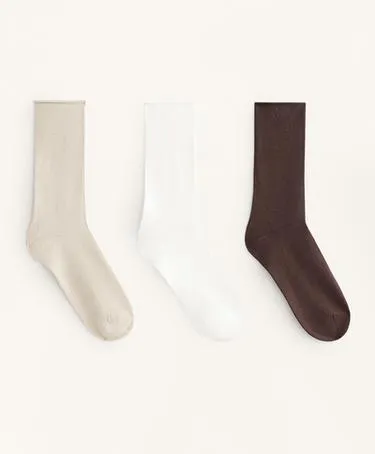 Набор из 3 пар классических носков из полиамидного смесового волокна- Заказать в России