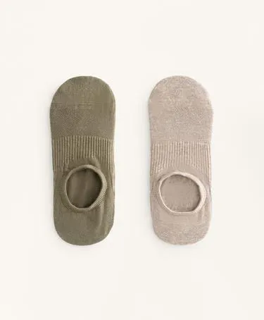 2 пары носков из смесового хлопка для йоги и пилатеса