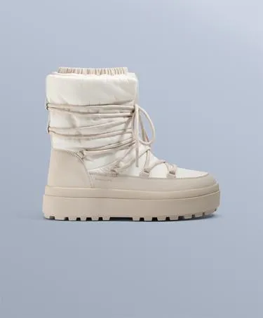 Комбинированные ботинки со шнуровкой