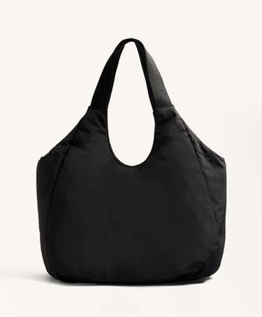 Zara Сумка-шоппер с контрастной ручкой