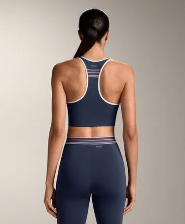 COMPRESSIVE MEDIUM SUPPORT SPORTS BRA WITH RUBBER CUPS- Заказать в России