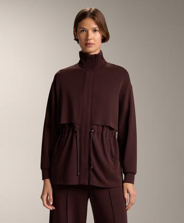 Zara Длинная куртка с карманами из мягкой ткани с модалом купить с доставкой.