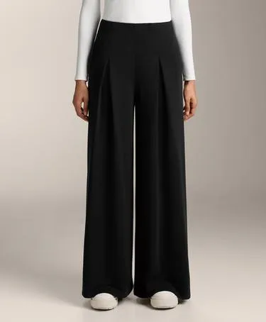 Длинные брюки премиум-класса со складкой и модалом- Заказать в России