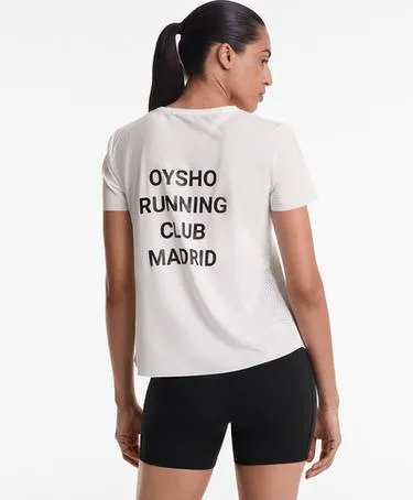 RUNNING CLUB MADRID FITTED SHORT-SLEEVED TECHNICAL T-SHIRT