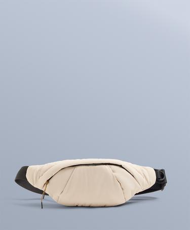 Zara Поясная сумка из водоотталкивающего нейлона купить с доставкой.