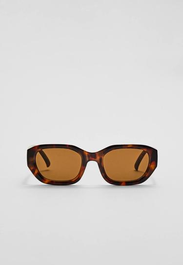 Zara Солнцезащитные очки в оправе из смолы геометрической формы