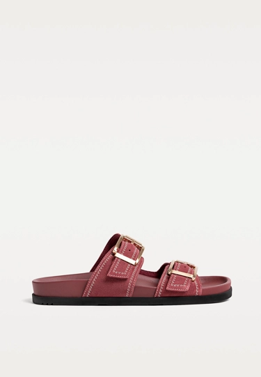 Zara Кожаные сандалии с пряжками