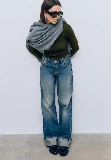 Базовая хлопковая футболка с длинными рукавами