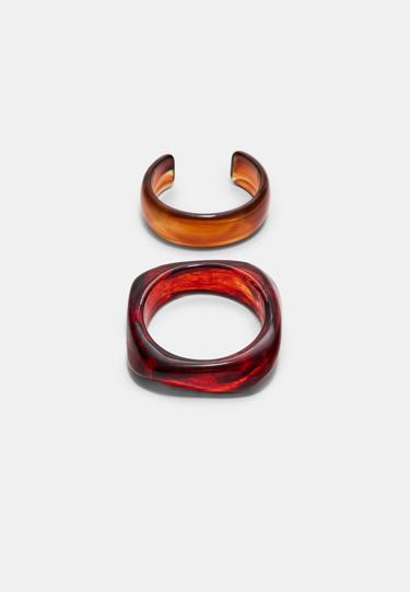 Zara Набор из 2 жестких браслетов