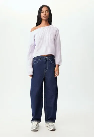 Трикотажный свитер с вырезом «лодочка»- Заказать в России