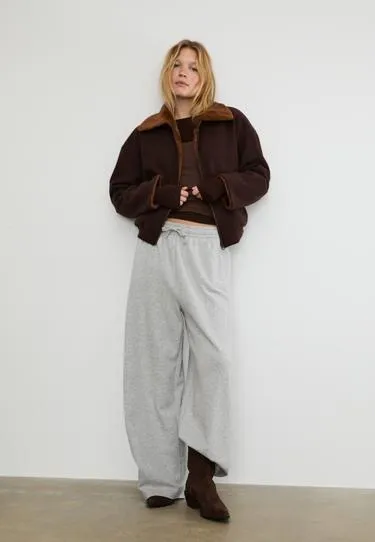 Двусторонняя куртка с искусственным мехом